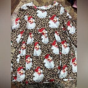 Boutique Toddler Santa Dress